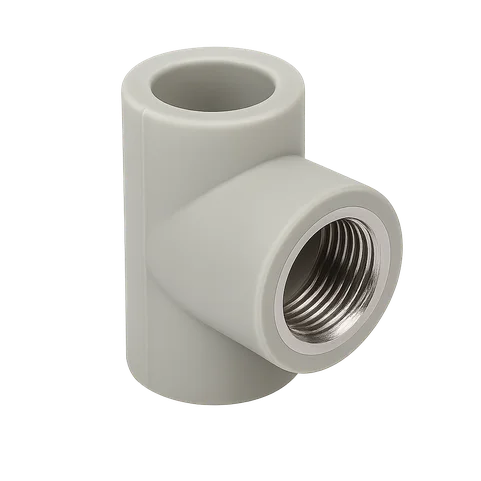 Тройник полипропиленовый комбинированный Ду 32 1"